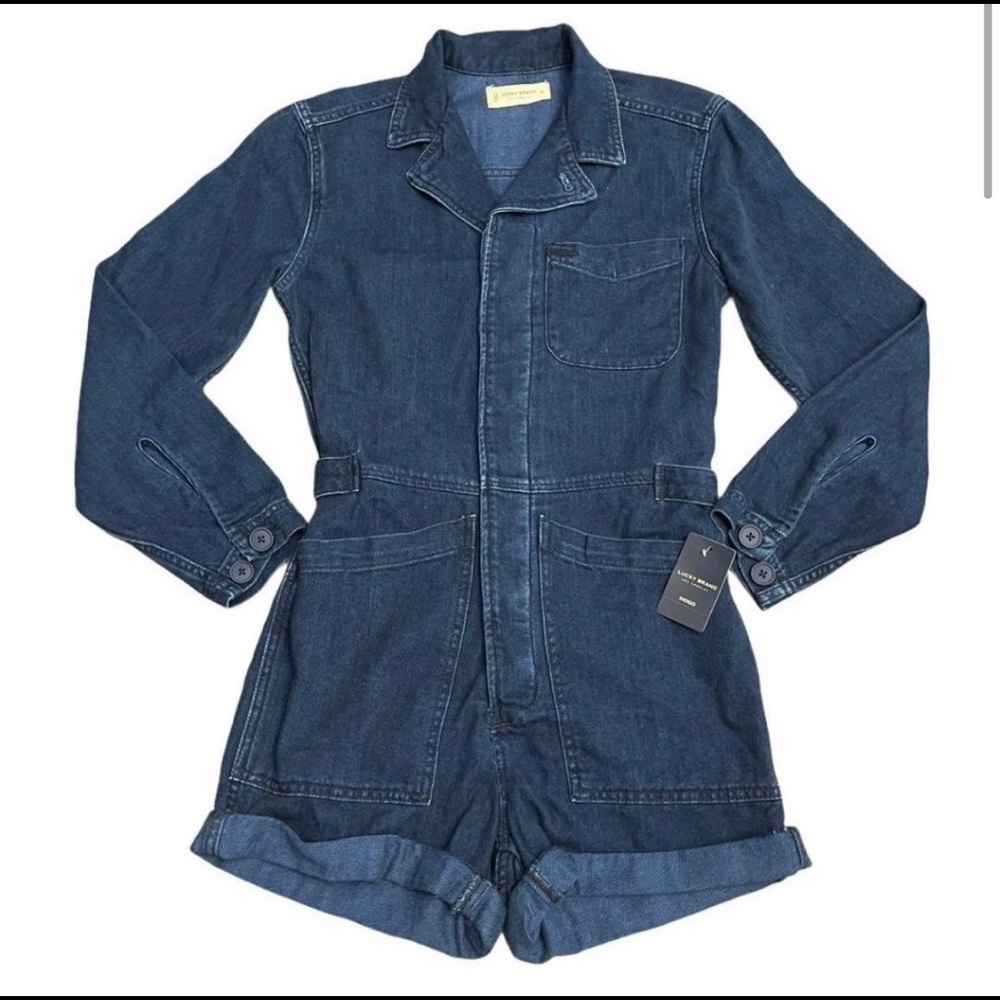 Lucky Denim Romper Medium